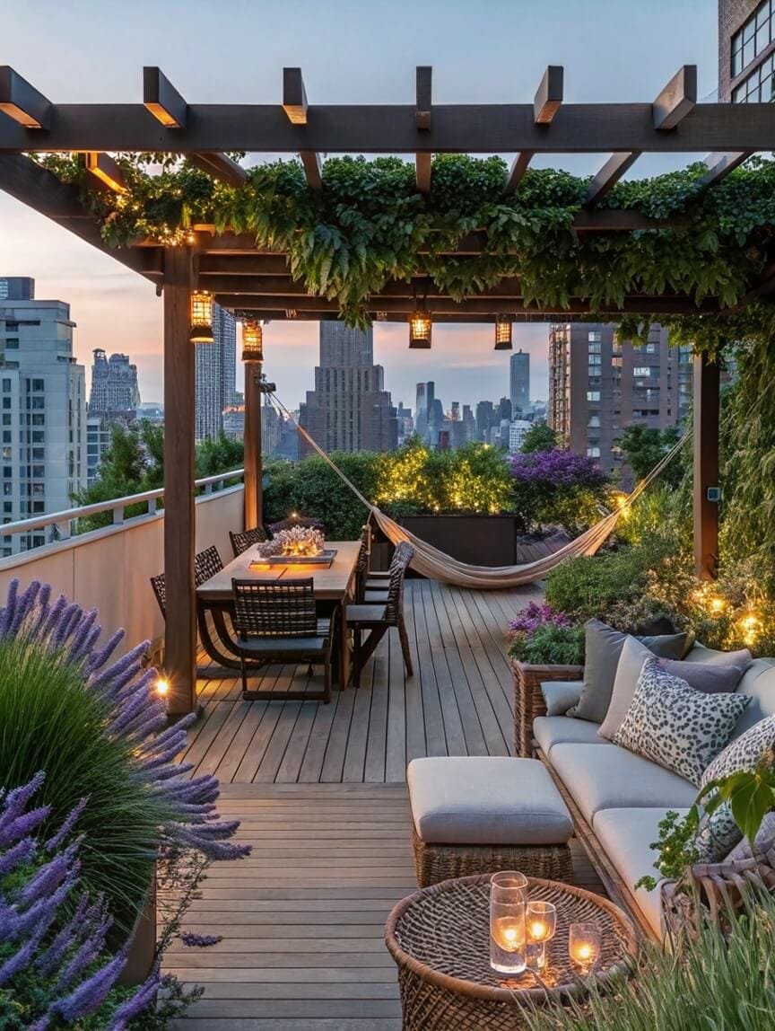 Urban Oasis with Cozy Ambiance