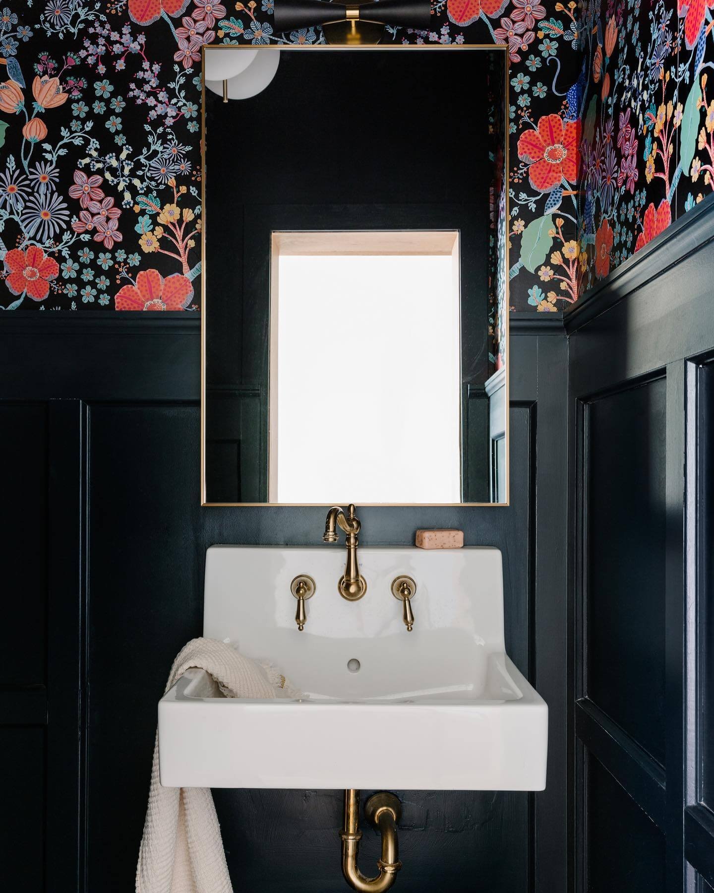Vibrant Tiny Powder Rooms
