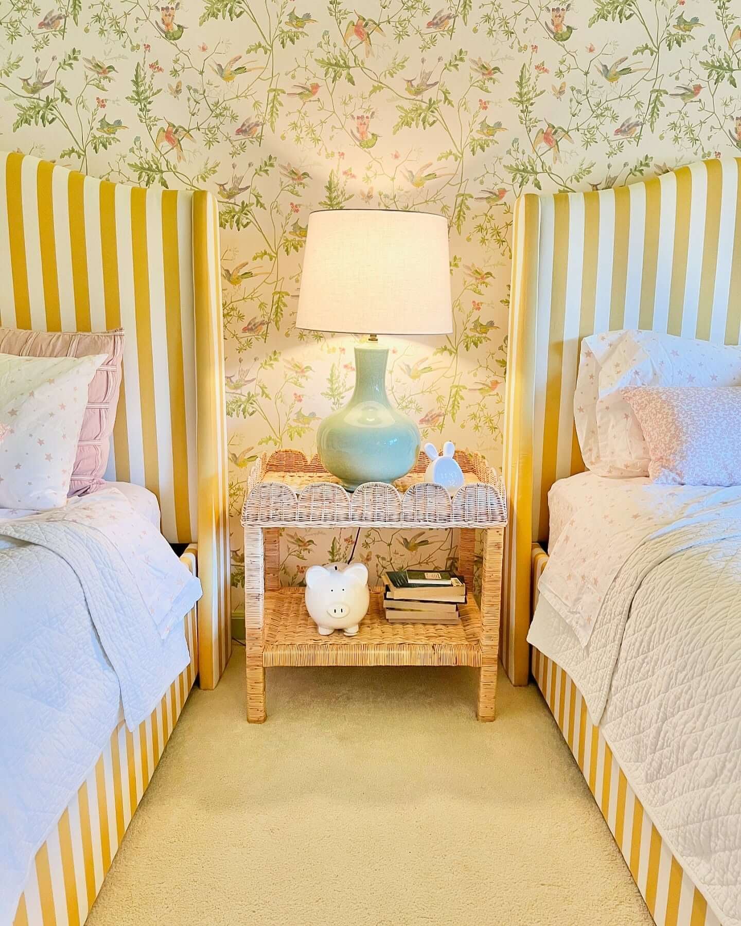 Whimsical Yellow Accents Invite Nature