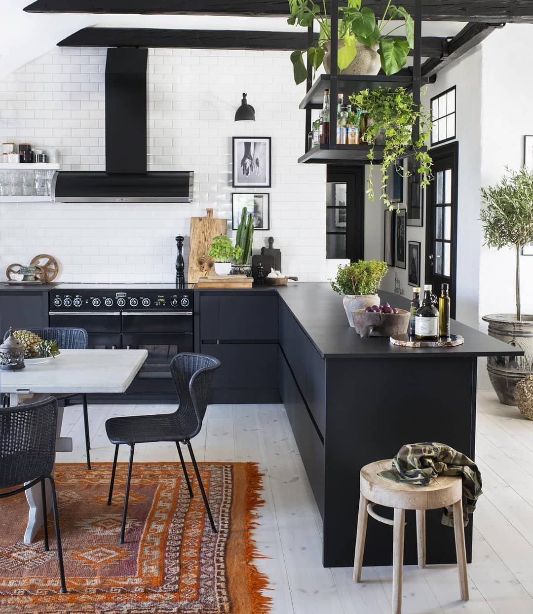 Bold Black and White Fusion