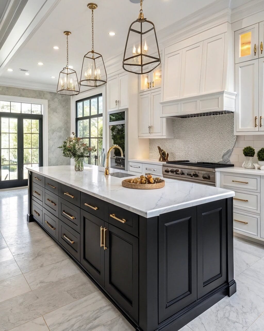 Glamorous Black White Contrast