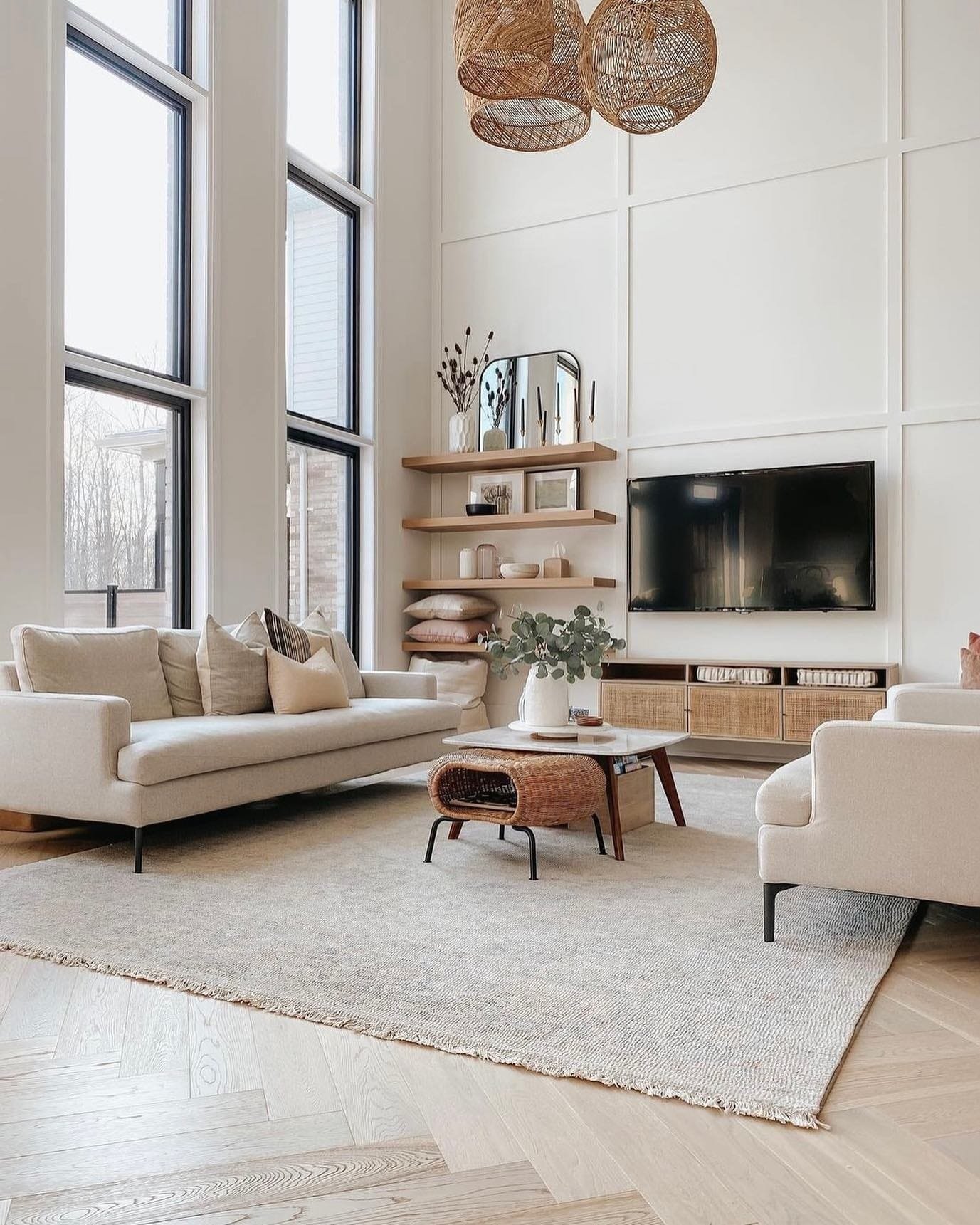 Natural Light and Woven Elegance